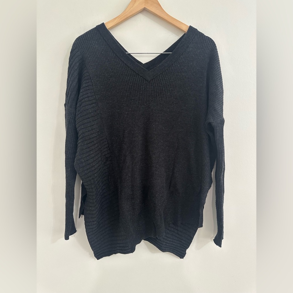 ALLSAINTS asymmetrical hem Wool sweater Sz S #W2